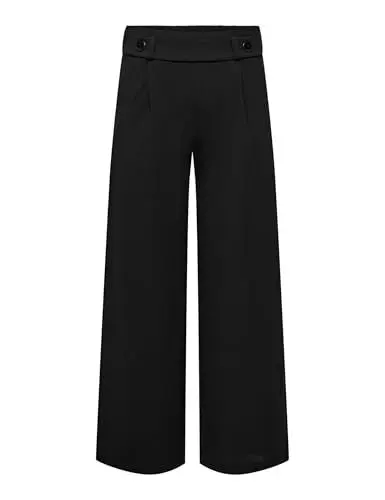 Produktbild: JDY Damen JDYGEGGO New Long Pant JRS NOOS weite Hose, Schwarz, XS/34