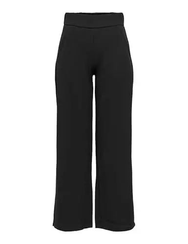 Produktbild: JDY Damen JDYLOUISVILLE Catia Wide Pant JRS NOOS Hose, Black, XL/34