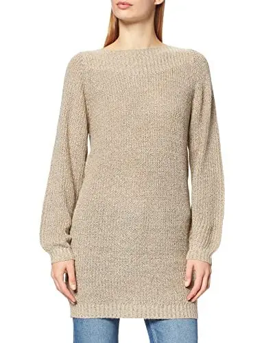 Produktbild: JDY Damen JDYwhitney Megan L/S Boat Dress Knt Noos Kleid, Cement, S