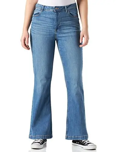 Produktbild: JDY Damen Jdyflora Flared High Mb Noos Dnm, Medium Blue Denim, 33W / 32L
