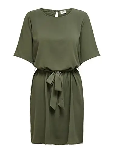 Produktbild: JdY Damen JDYAMANDA 2/4 Belt Dress WVN NOOS Kleid, Kalamata, 44