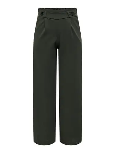 Produktbild: JdY Damen Jdygeggo New Long Pant Jrs Noos Hose, Peat/Detail:black Buttons, M / 30L EU