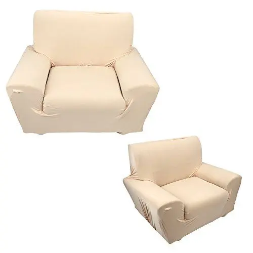 Produktbild: Saluaqui Stretch-Sofa-Schonbezug, Sofa-Schonbezug für Hotel, Zuhause, Büro, Wohnzimmer (Beige)