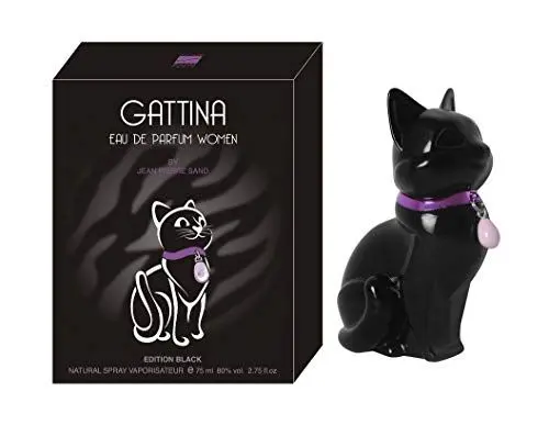 Produktbild: Jean-Pierre Sand - Gattina - Eau de Parfum, 75ml - Parfum für Frauen im Sammlerflakon, ideal als Geschenk - Damenparfum im Katzen-Flakon