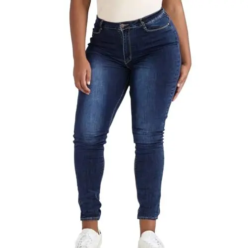 Produktbild: Jeans Damen Stretch Boyfriend Stil Denim Loose Freizeithose Stilvolle Damenjeans Slim Fit Schlupfjeans Übergröße Schlagjeans