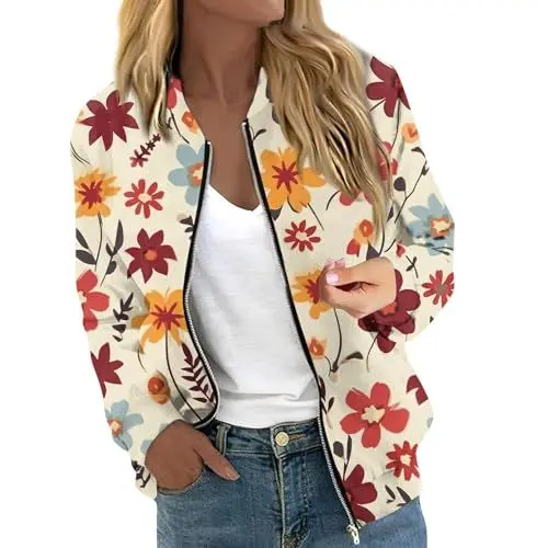 Produktbild: Jeansjacke Damen Schwarz Kurze Jacke Damen Jeansjacke Damen Schwarz College Jacke Damen College Jacke Damen Regenponcho Festival Einweg Dirndl Damen Jeansjacke Beige Damen Rot Xl