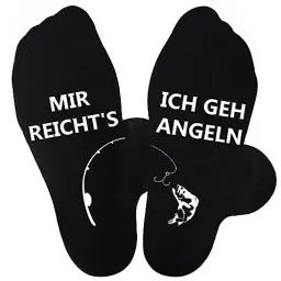 Produktbild: Jeasona Angler Geschenke für Männer Geburtstag Socken Angeln Angeln Zubehör Vatertag Geschenk Angler für Papa Opa Weihnachtsgeschenke für Angler