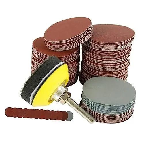 Produktbild: JECOMPRIS Flocking Schleifpapier Selbstklebend 25mm Schleifscheiben Für Präzises Schleifen Und Polieren Einfach Und Langlebig