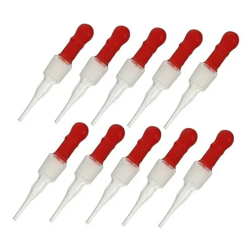 Produktbild: JECOMPRIS 10 Stück Tropfpipetten Aus Glas Glas Transferpipetten Flüssigkeitspipetten Laborpipetten Glaspipetten
