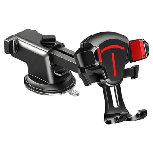 Produktbild: JECOMPRIS 1Pc Autotelefonhalter 2 In 1 Autotelefonhalter Autotelefonständer Autotelefonständer Rot