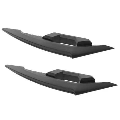 Produktbild: JECOMPRIS 1 Paar Dekoration -verkleidungsseiten-Winglet Aerodynamische Winglets Styling-Seiten-Winglet Seitenflügel Für Motorradverkleidung Dekoratives Winglet Black Plastik