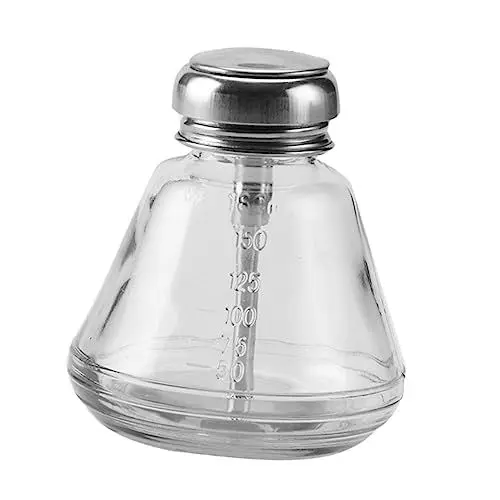 Produktbild: JECOMPRIS 1 Stück Spenderflasche Make Up Entferner Behälter Pumpflasche Make Up Entferner Spender Nagellackentferner Flasche Nagellackentferner Behälter Nach Unten Drückender