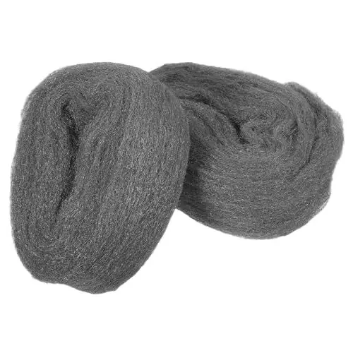 Produktbild: JECOMPRIS 2St Rolle aus Stahlwolle Polieren von Drahtwolle Wollstoff für Fenster Polieren von Wollstoffen Stahlwolle reinigen grinds steel wool Drahtgeflecht Stahlwolle polieren Stahldraht