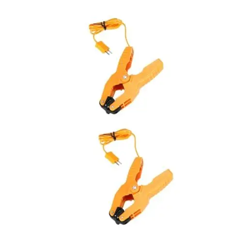 Produktbild: JECOMPRIS 2St Thermometer-Clip Thermoelement-Klemme Rohrschelle Thermoelementklemme Clips zum Ablesen der Umgebungstemperatur thermoelement typ k K-Typ-Thermoelement Temperaturmessleitung