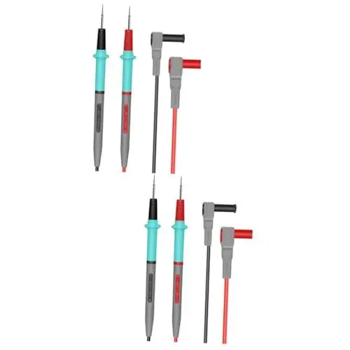 Produktbild: JECOMPRIS 2 Paar Multimeter-stift Prüfspitzen Für Multimeter Führt Multimeter Digital Multimeter-krokodilklemmen Multimeter-messleitungen Leitungen Für Voltmeter Sondentest Kieselgel