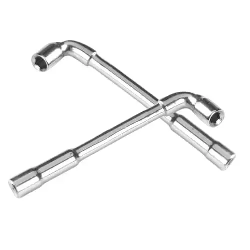 Produktbild: JECOMPRIS 2stücke Drucker Düsenschlüssel Förmiger Wrench Tool Langlebig Und Robust Für Und Reparatur Von Druckern Hochwertige Stahlkonstruktion