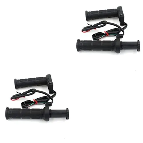 Produktbild: JECOMPRIS 2 Stück Paar elektrischer Lenker heizgriffe griffheizung Heizbare Handgriffe hand2grip beheizbare griffe Lenkergriffe beheizbarer lenker beheizter Lenker