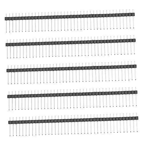 Produktbild: JECOMPRIS 30 Stück Einreihige Pin Header Leiterplatten Zubehör Header Streifen Maschinen Pin Pcb Header Steckerleiste Männlicher Header Pin Pcb Steckerleiste Männlicher Pin Header