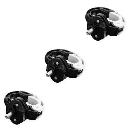 Produktbild: JECOMPRIS 3 Sätze Haken Fahrradhaken Motorradhaken Motorrollerhaken Zubehör für Elektrofahrräder elektromobile Haken Aluminiumhaken -Modifikationsteile Aluminiumlegierung