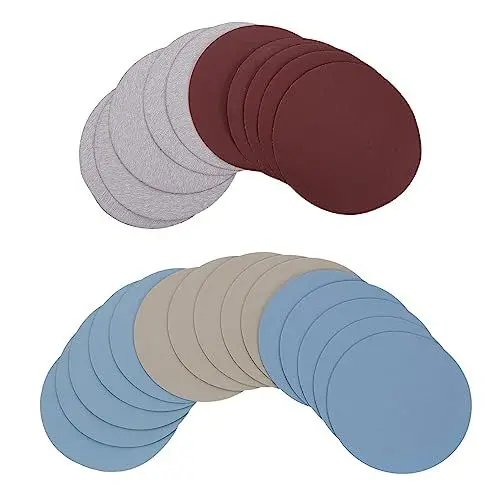 Produktbild: JECOMPRIS 3 Sätze Schleifpapier Schleifpapier Rundes Polierpad Selbstklebende Nass Und Trockenschleifer Schleifpapier Selbstklebende Schleifscheiben 25 Blatt*3