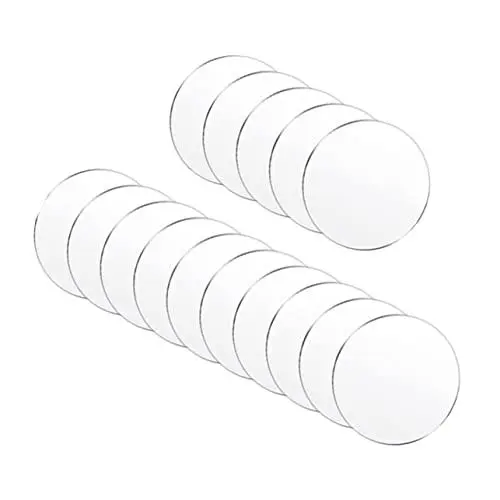 Produktbild: JECOMPRIS 45 Stk Scheibe Aus Acryl Transparente Acrylscheibe Blumenfolienballon Runder Kuchenträger Klare Acryl-ronde Klare Runde Acrylscheiben Acryl-bastelbedarf Tablett Hohe Transparenz