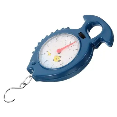 Produktbild: JECOMPRIS 10kg Handwaage Tragbare Fischwaage Hohe Genauigkeit Für Küche Und Angeln Multifunktionale Federwaage Mit Ergonomischem Griff Leicht Und Praktisch Für Zuhause