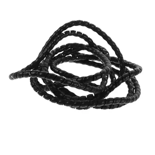 Produktbild: JECOMPRIS Kabelschlauch-schutzhülle Spiralkabelschutz Drahtschutz Kabelführungshülse Kabelschutzschlauch Kabelabdeckungen Drahtwicklung Kabelhüllen-Organizer Spiralkabelwickel Pp Black