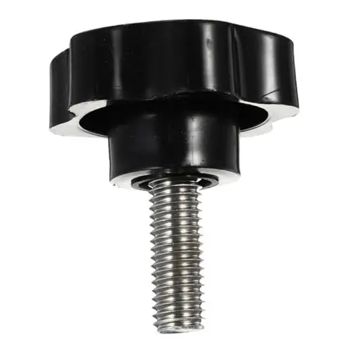Produktbild: JECOMPRIS Knobs Knob Knaufgriff Klemmschraube Edelstahlschrauben Klaue Rostfreie Rändelschrauben Ersatz-maschinengriff Feststellschraube Des Handknaufs Austausch Der Maschinenschrauben Abs Black