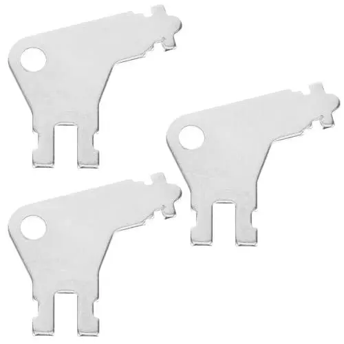 Produktbild: JECOMPRIS 3 StüCk Papierhandtuchspender SchlüSsel Für Pacific 50504, Toilettenpapierspender Und Seifenspender, Metall, Silber