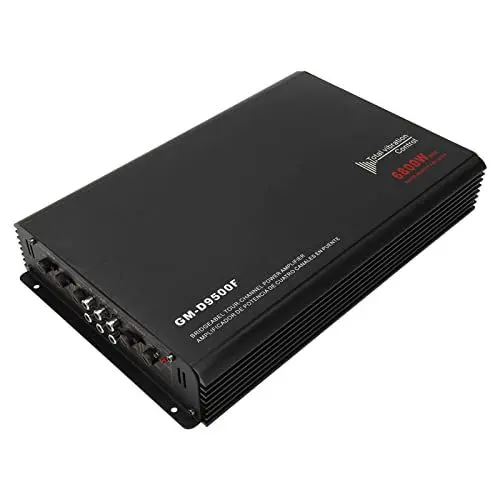 Produktbild: Jectse Auto-Audio-Verstärker, Subwoofer-Verstärker aus Aluminiumlegierung, 6800 W, 12 V, 4 Kanäle für Fahrzeuge