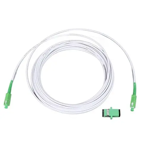 Produktbild: Jectse Optisches Modem-Verlängerungskabelset, Gepanzertes Singlemode-SC-Patchkabel mit Flanschstecker, für FTTH FTTB FTTP (SC 3 Meter/9,8 Fuß)