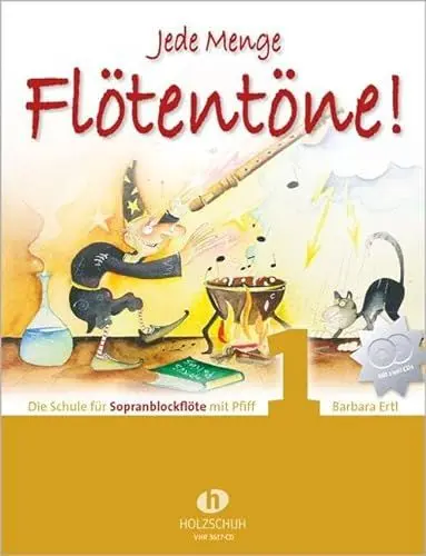 Produktbild: Jede Menge Flötentöne! 1 (mit 2 CDs): Die Schule für Sopranblockflöte mit Pfiff, barocke Griffweise: Die Schule für Sopranblockflöte mit Pfiff mit 2-CDs