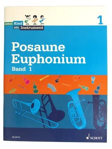 Produktbild: Jedem Kind ein Instrument: Band 1 - JeKi. Posaune / Euphonium. Schülerheft.