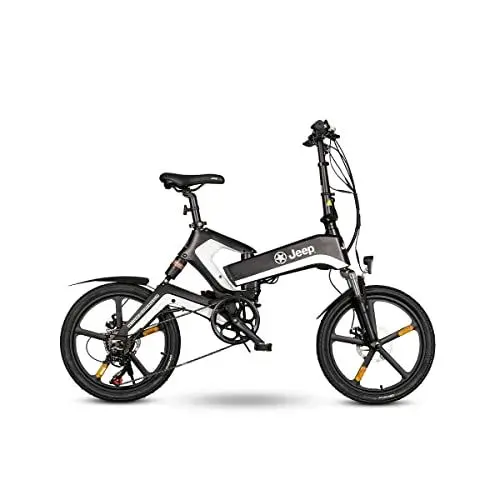 Produktbild: Jeep E-Bikes Unisex – Erwachsene FFR 7050 E-Bike, Schwarz, 20 inches