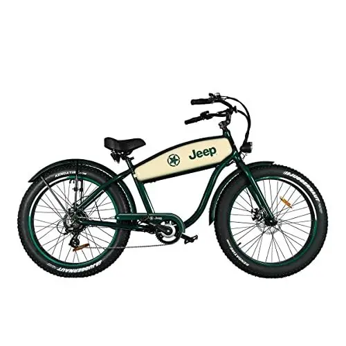 Produktbild: Jeep Unisex – Erwachsene CR 7004 E-Bike, Grün, 26 inches