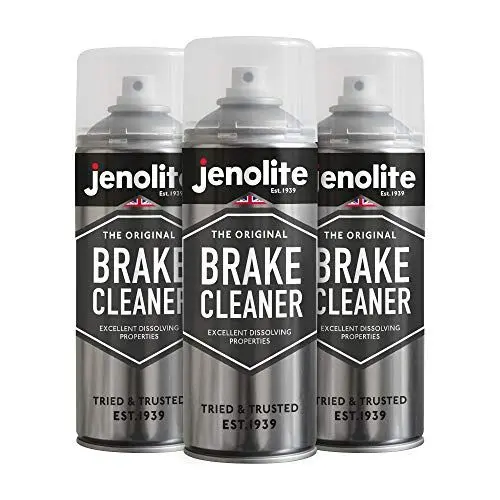 Produktbild: JENOLITE 3 x Bremsenreiniger Aerosol - 3 x 400ml (reduziert Bremsgeräusche & verbessert die Bremsleistung)