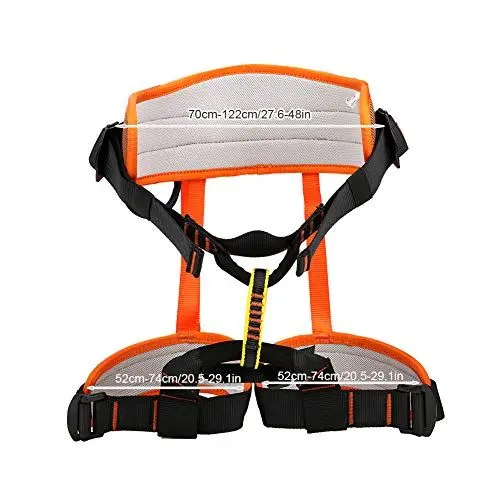Produktbild: jerss Klettergurte, verdickte Halbkörpergurte zur Erweiterung der Feuerrettung beim Bergsteigen, Baumklettern