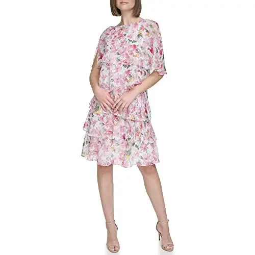Produktbild: Jessica Howard Damen Jh2m2003-pnk-16 Lässiges Abendkleid, Pink, 46
