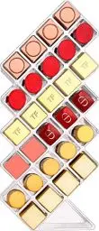 Produktbild: JessLab Lippenstift Organizer, Acryl Lippenstifthalter Lipgloss Tower Clear Kosmetika Makeup Organizer Aufbewahrung für Bad Waschtischplatte, 28 Steckplätze