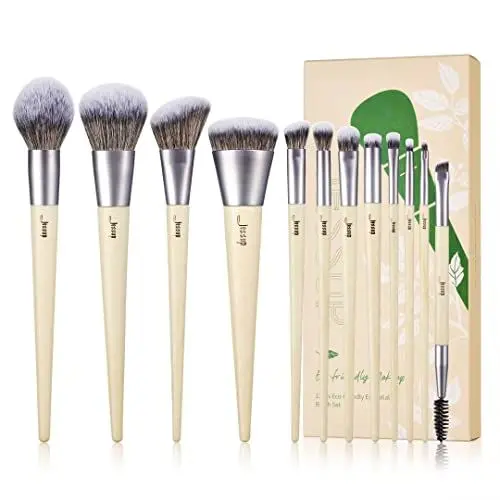 Produktbild: Jessup Pinselset Make Up Pinsel Set 12 Stück Makeup Pinsel Kosmetikpinsel Schminkpinsel Gesichtspinsel Augenpinsel Lidschattenpinsel Puder Foundation Bronzer Concealer Eyeliner Pinsel T327