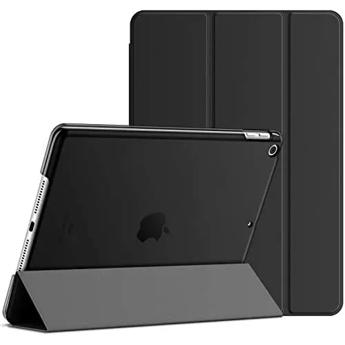 Produktbild: JETech Hülle für iPad 9,7 Zoll (Modell 2018/2017, 6./5. Generation), Intelligent Schutzhülle mit Auto Schlafen/Wachen (Schwarz)