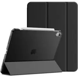 Produktbild: JETech Hülle für iPad Air 11 Zoll M3/M2 (2025/2024), iPad Air 5./4. Generation 2022/2020 10,9 Zoll, Abdeckung mit Auto Schlafen/Wachen (Schwarz)