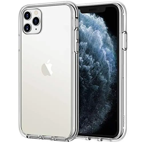 Produktbild: JETech Hülle für iPhone 11 Pro 5,8 Zoll, Nie Vergilbung Handyhülle Stoßfest, Schutzhülle Anti-Kratzt Transparent Rückseite (Durchsichtig)