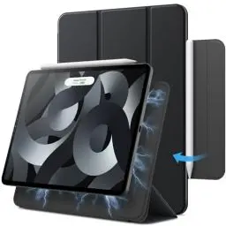 Produktbild: JETech Magnetisch Hülle für iPad Air 11 Zoll M2 (2024), iPad Air 5/4 (10,9-Zoll, Modell 2022/2020, 5./4. Generation), iPad Pro 11 (2018), Magnetisch Befestigung, Schlank Case (Schwarz)