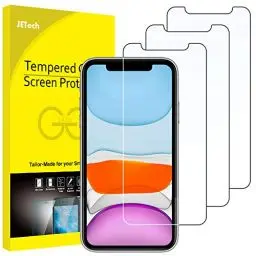 Produktbild: JETech Schutzfolie für iPhone 11 und iPhone XR 6,1 Zoll, Panzer Schutz Glas Folie Displayschutzfolie, 3 Stück