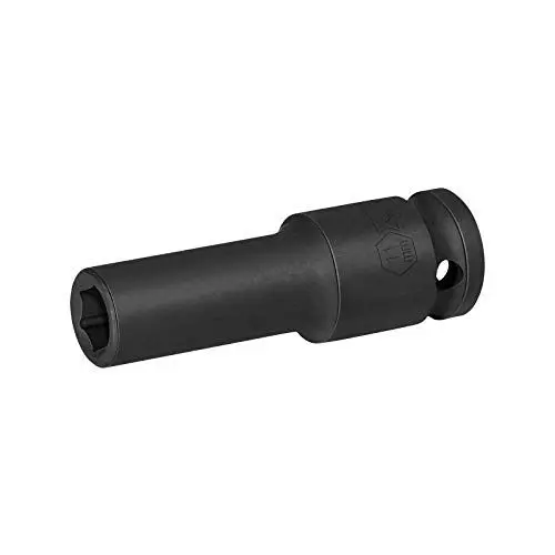 Produktbild: Jetech 1/2-Zoll Antrieb 11mm Tief-Schlagnuss mit 6-Punkt Design, wärmebehandelter Chrom-Molybdän-Stahl, metrisch