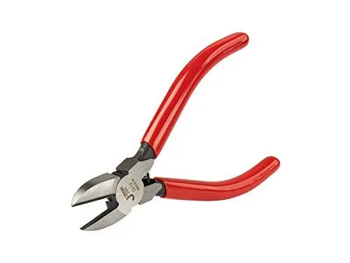 Produktbild: Jetech 5 Zoll Seitenschneider，Drahtschneider, bündige Schneidezange für Schmuckherstellung, Blumendrahtschneider, Werkzeuge für florale Gitarrensaiten, Drahtzange, rosa,