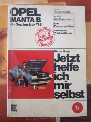Produktbild: Jetzt helfe ich mir selbst Band 060: Opel Manta B (75-88) ohne 1,3 und 1,8 Liter