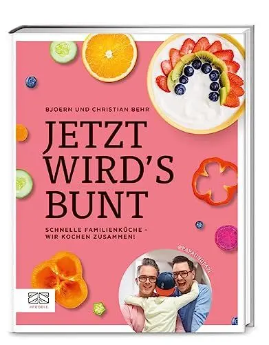 Produktbild: Jetzt wird's bunt: Schnelle Familienküche – Wir kochen zusammen / Lieblingsrezepte von @PAPAUNDPAPI