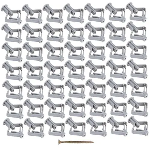 Produktbild: JEWEDECO 100st Expansionsrohr Für Flugzeuge Wandtafel Trockenbaudübel Spreizdübel Dübel Aus Gipskarton Trockenbau-ankerset Wandanker Hohlwandbefestigungen Wandstecker Grey Plastik